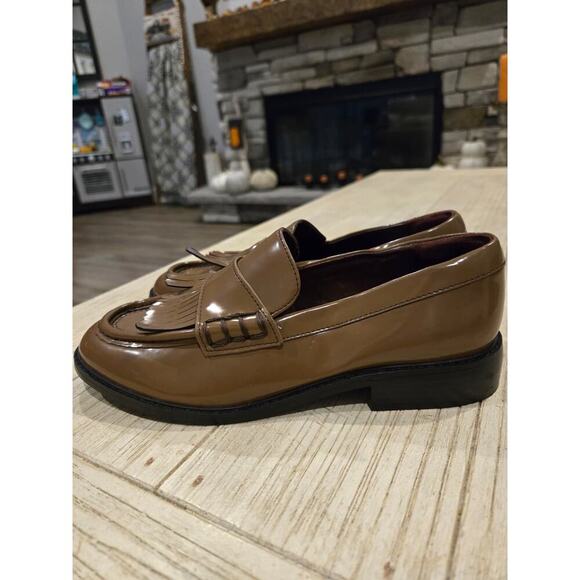 Franco Sarto Women's Tassel Loafers Brown Size 7.5M Casual Shoes - Picture 5 of 10